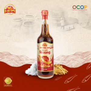 nước mắm sá sùng 40 Độ Đạm chai 610ml Đặc sản Đặc khu vân Đồn quảng ninh